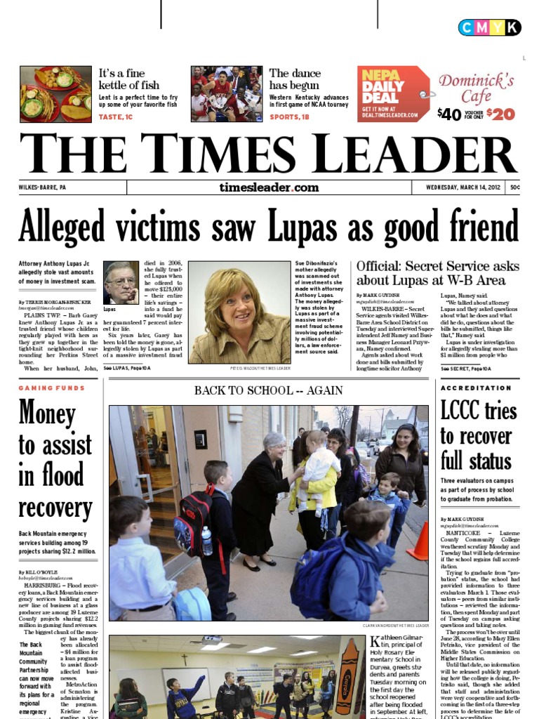 Times Leader 03-14-2012 | PDF | Wilkes Barre | Gaza Strip