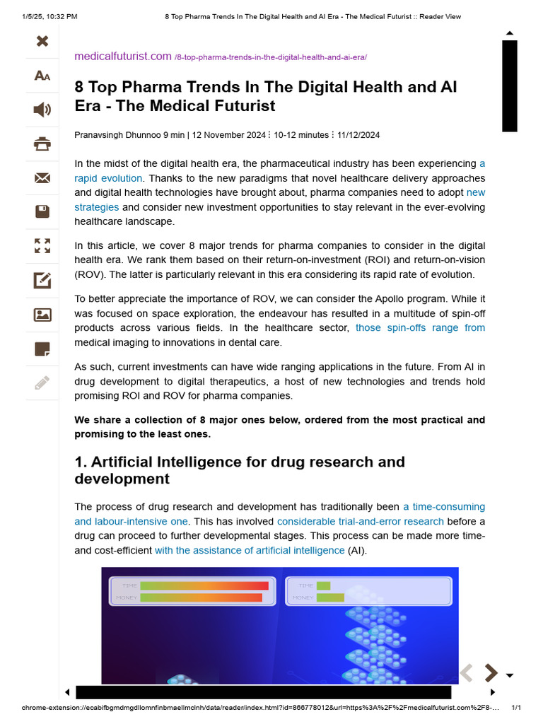 Top 8 Digital Trends in Pharma 2024 | PDF | Pharmaceutical Industry ...