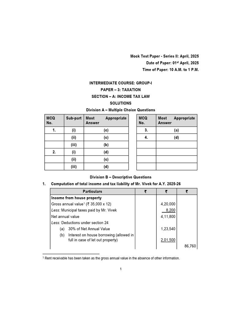 MTP 43 50 Answers 1743658344 | PDF | Taxes | Value Added Tax