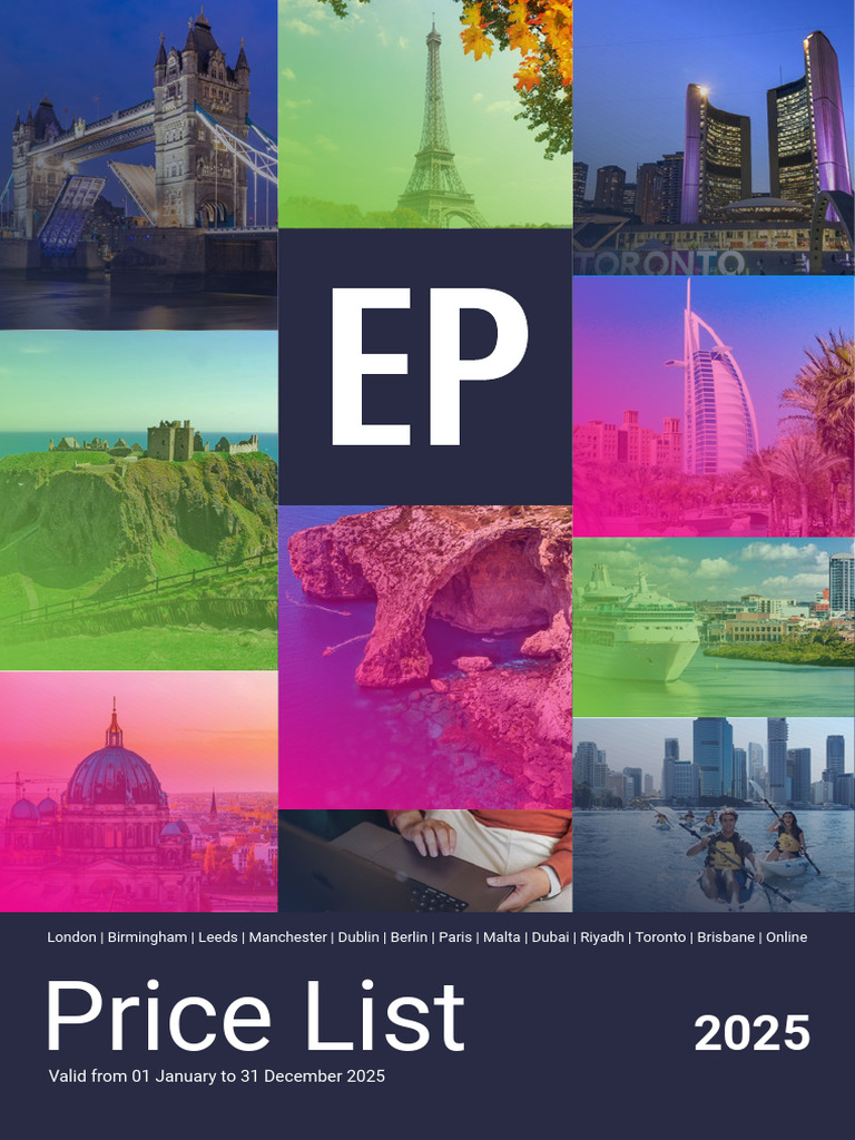 2025 English Path Price List | PDF | English Language | International ...