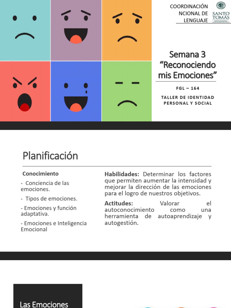 Reconocimiento y Gestión de Emociones | PDF | Las emociones | Experiencia