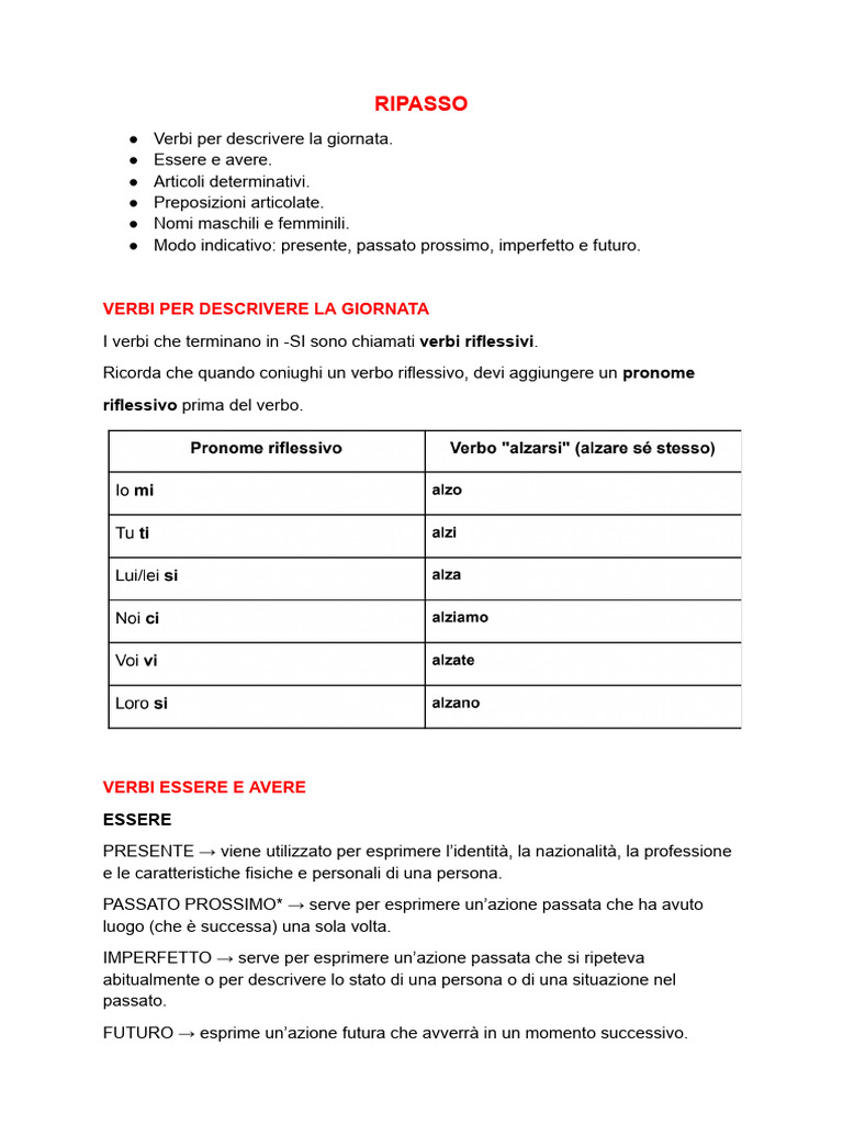 RIPASSO | PDF