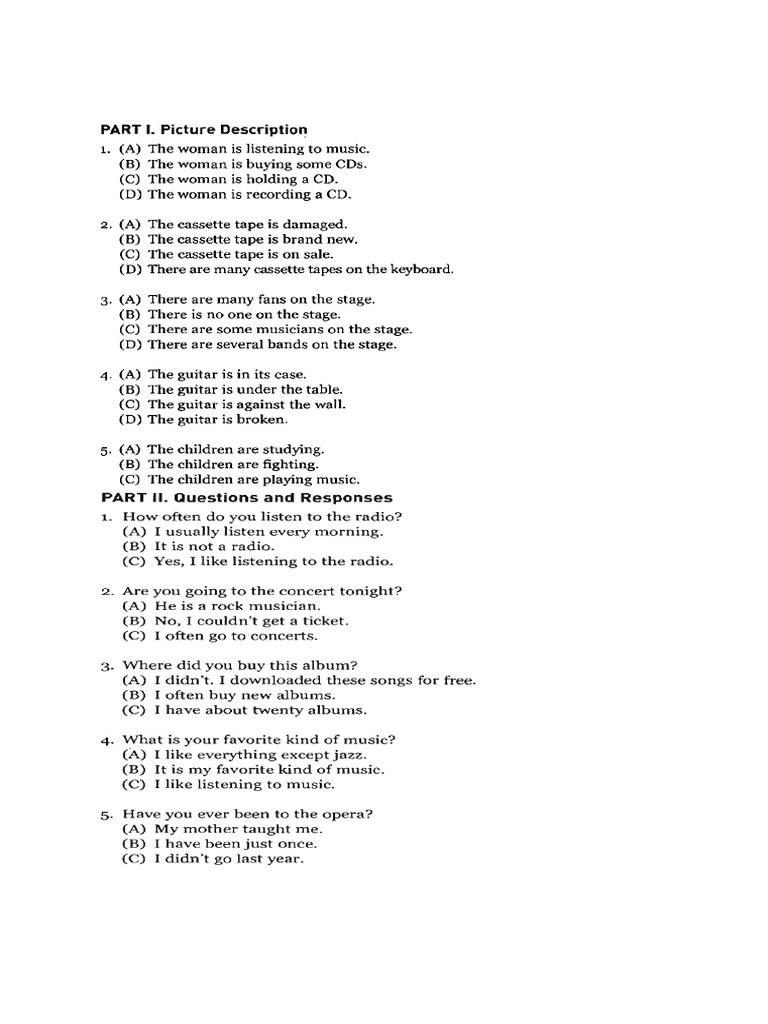 Tapescripts - Unit Revision | PDF