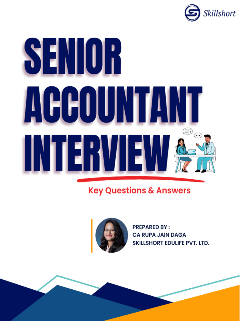 Senior Accountant Interview Insights | PDF | Payments | Cheque