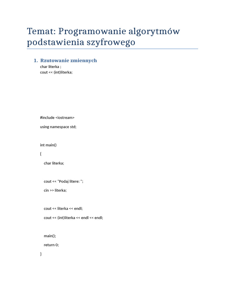 Lekcja 31 03 2025 | PDF