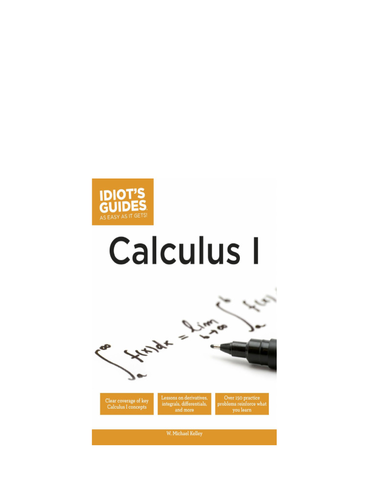Idiot's Guides Calcuylus I PDF Download | PDF