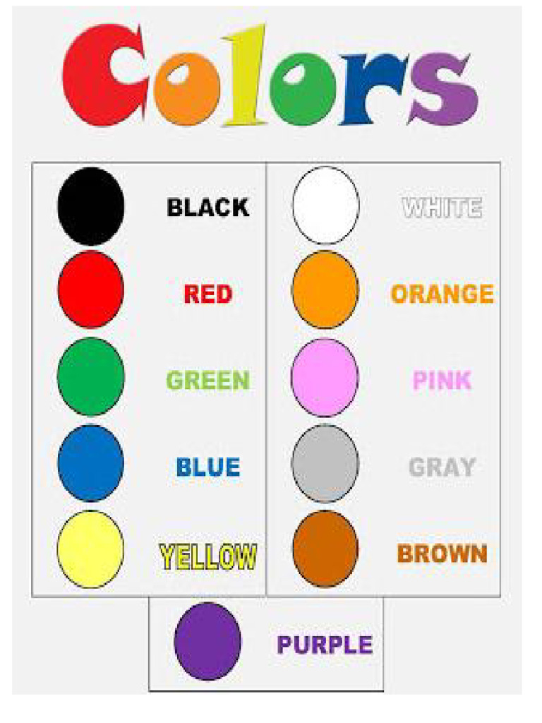 The Colors | PDF