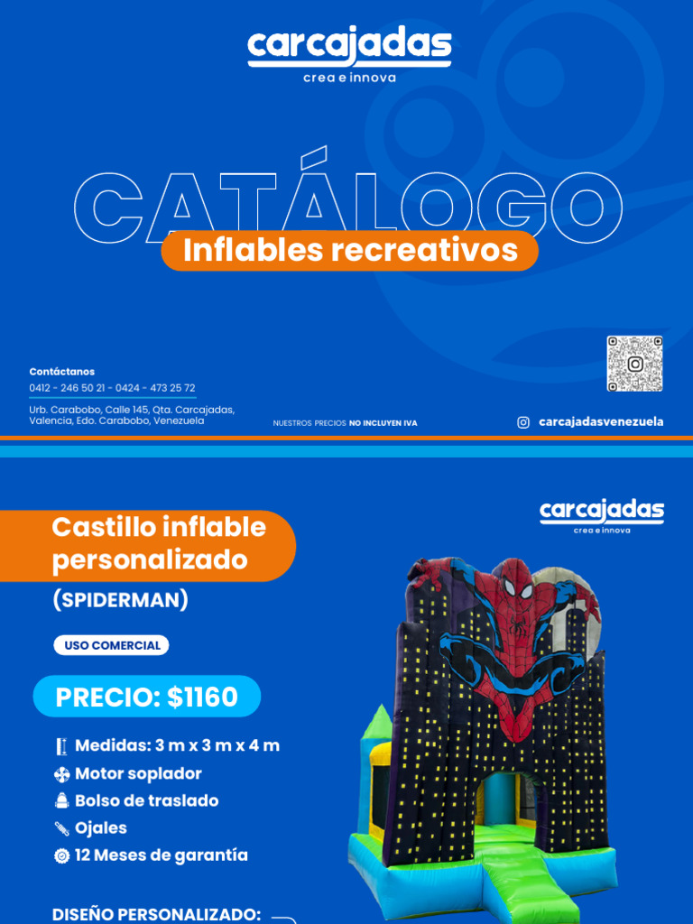 Inflables Recreativos Personalizados en Venezuela | PDF