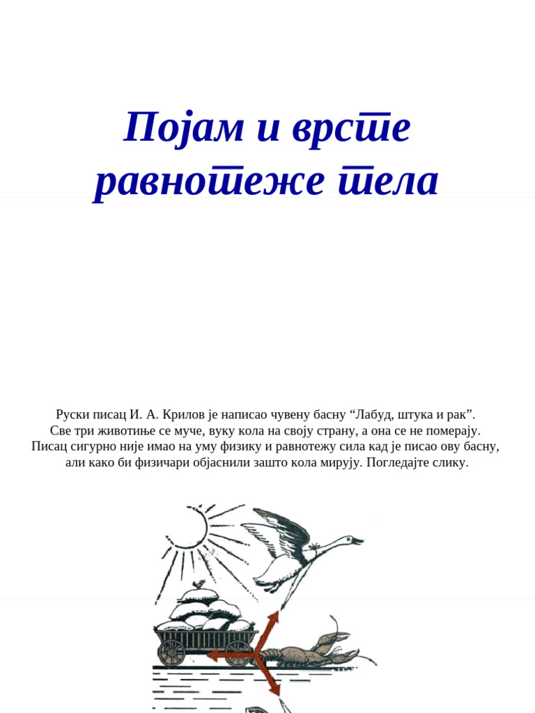 02 Pojam I Vrste Ravnoteze | PDF