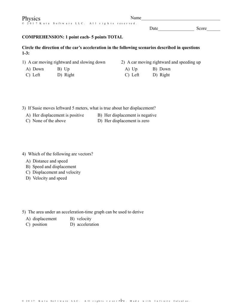Physics | PDF | Acceleration | Velocity