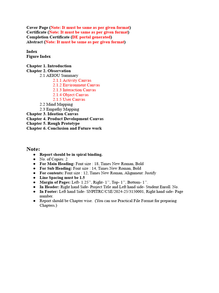 Report Format | PDF