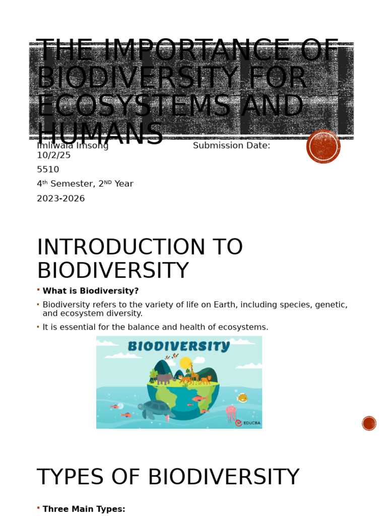 Importance of Biodiversity Explained | PDF