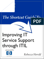The Shortcut Guide To Improving IT Service Support Through ITIL