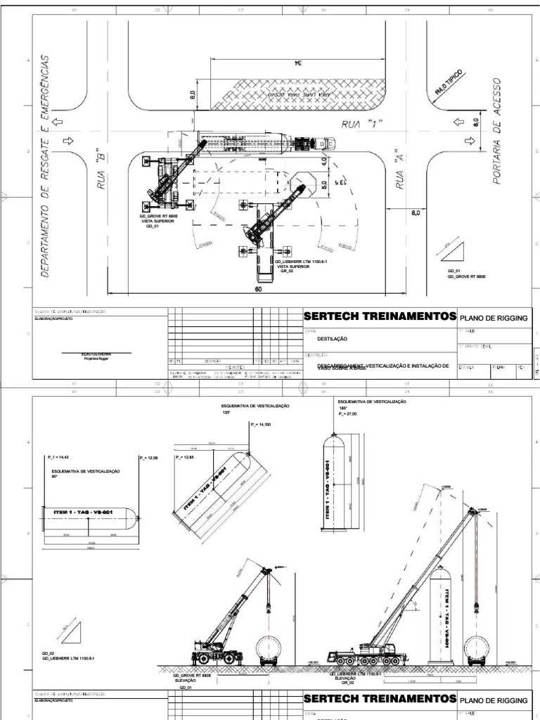 Plano de Rigging e Treinamento Sertech | PDF | Ferimento | Guindaste ...