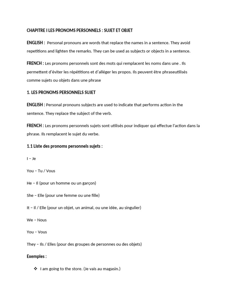 Correction de la phrase française | PDF | Phrase | Sujet (Grammaire)