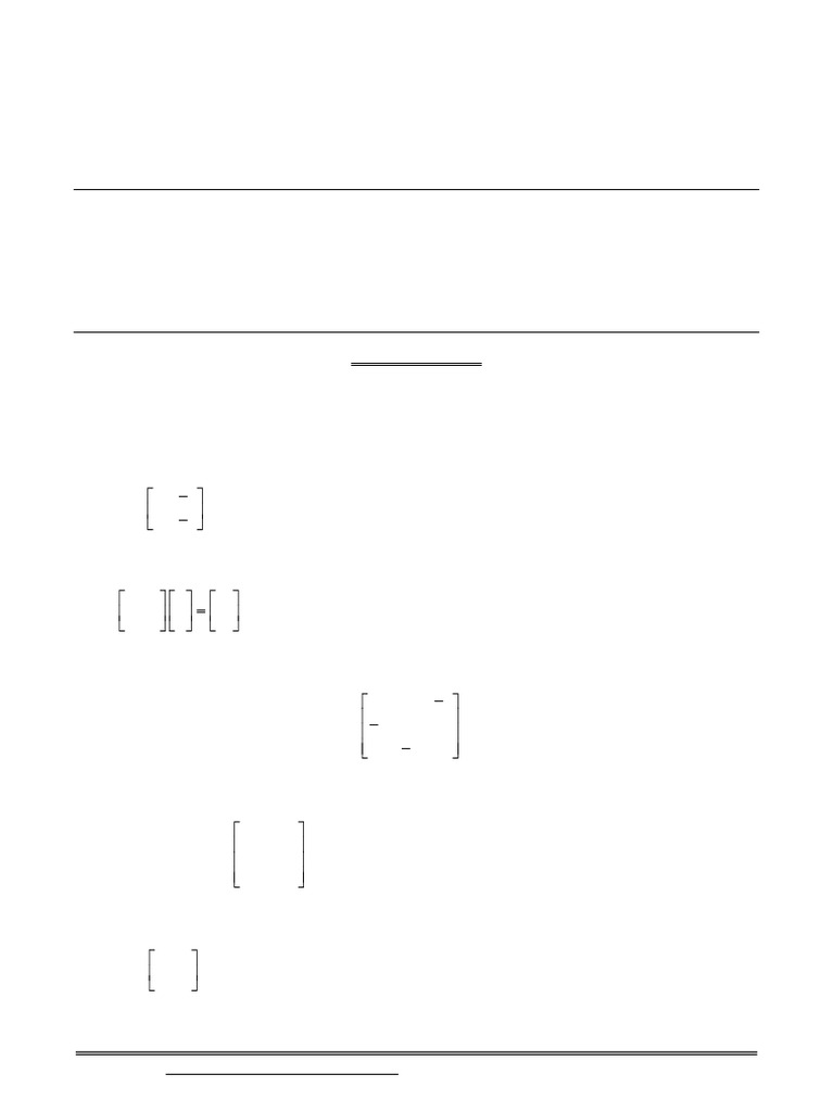 Class XII Mathematics Practice Paper: Matrices | PDF | Matrix ...