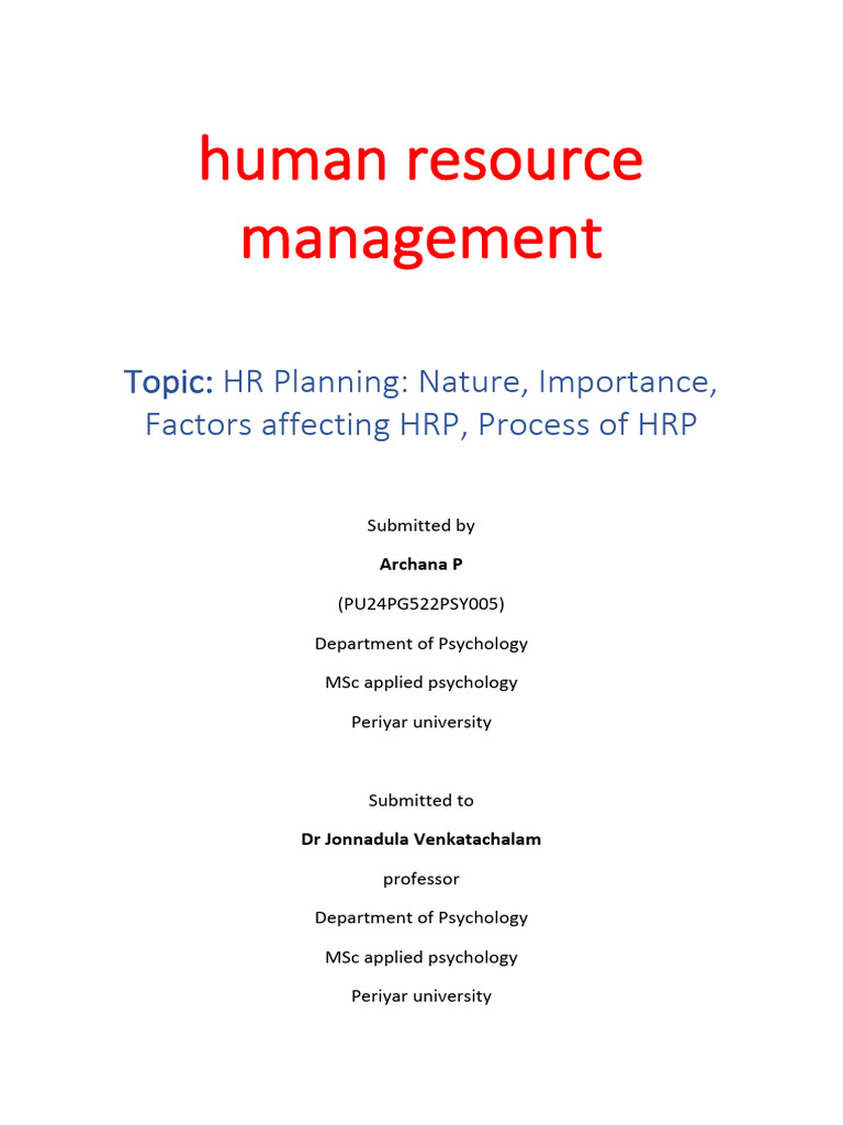 Human Resource Management A | PDF | Human Resource Management | Layoff