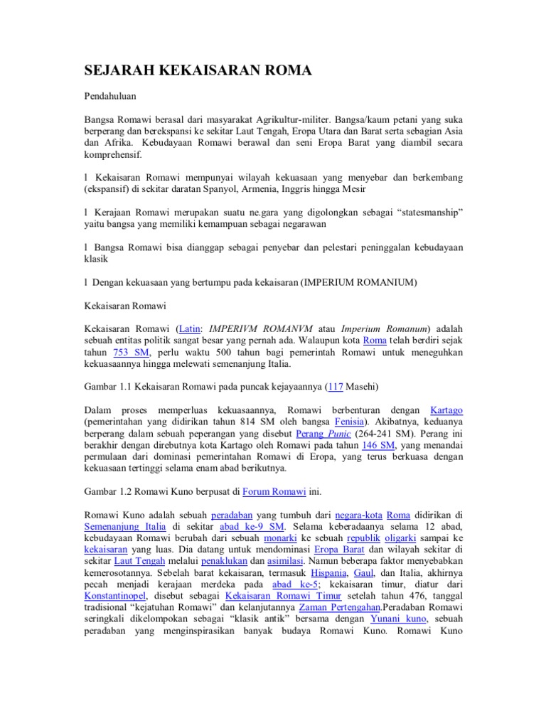 Sejarah Romawi | PDF
