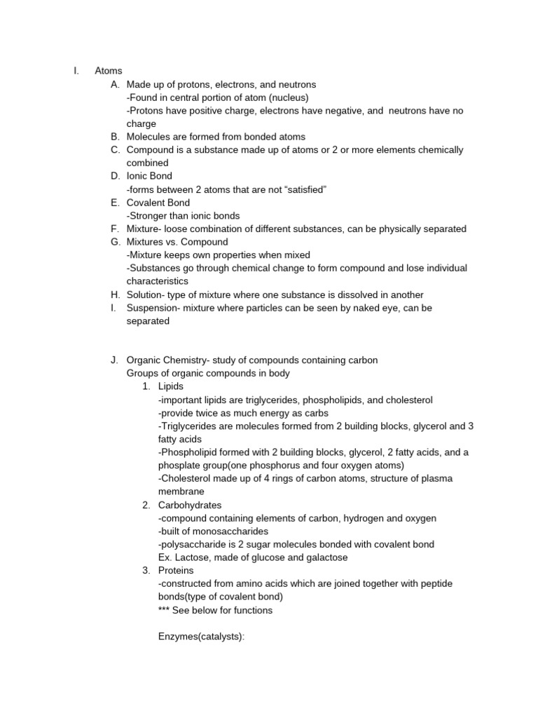 Overview of Biological Molecules | PDF | Nucleotides | Enzyme