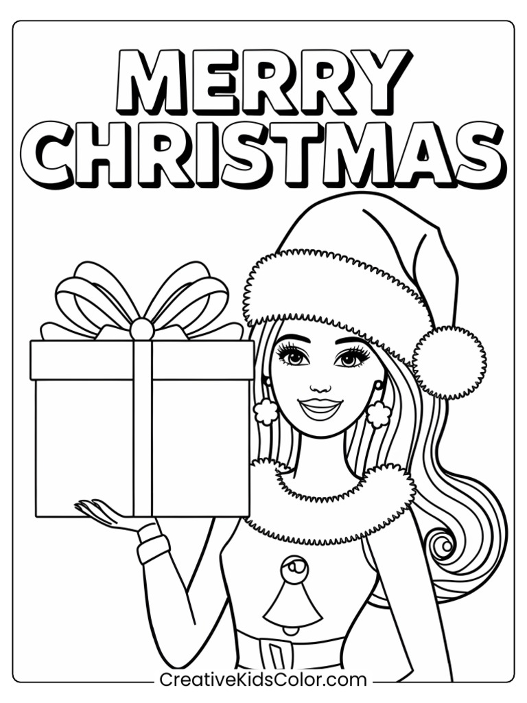 christmas-barbie-coloring-page-r1 | PDF