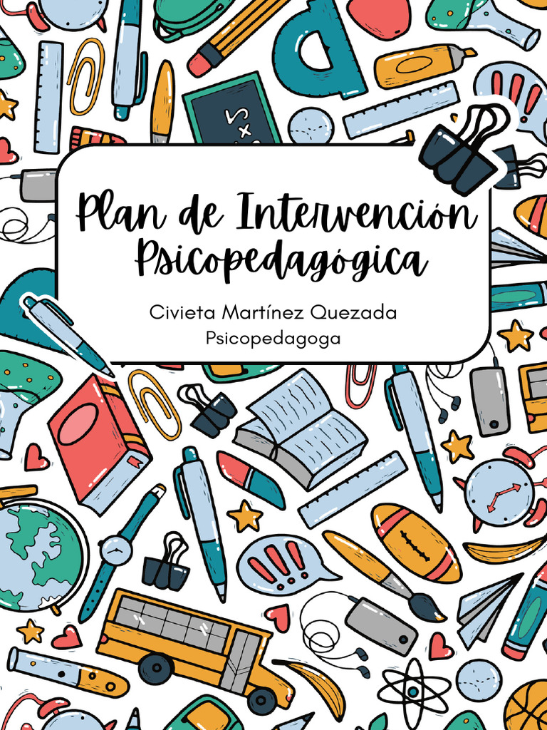 Plan de Intervención PSP Domingo Saavedra | PDF | Escritura ...