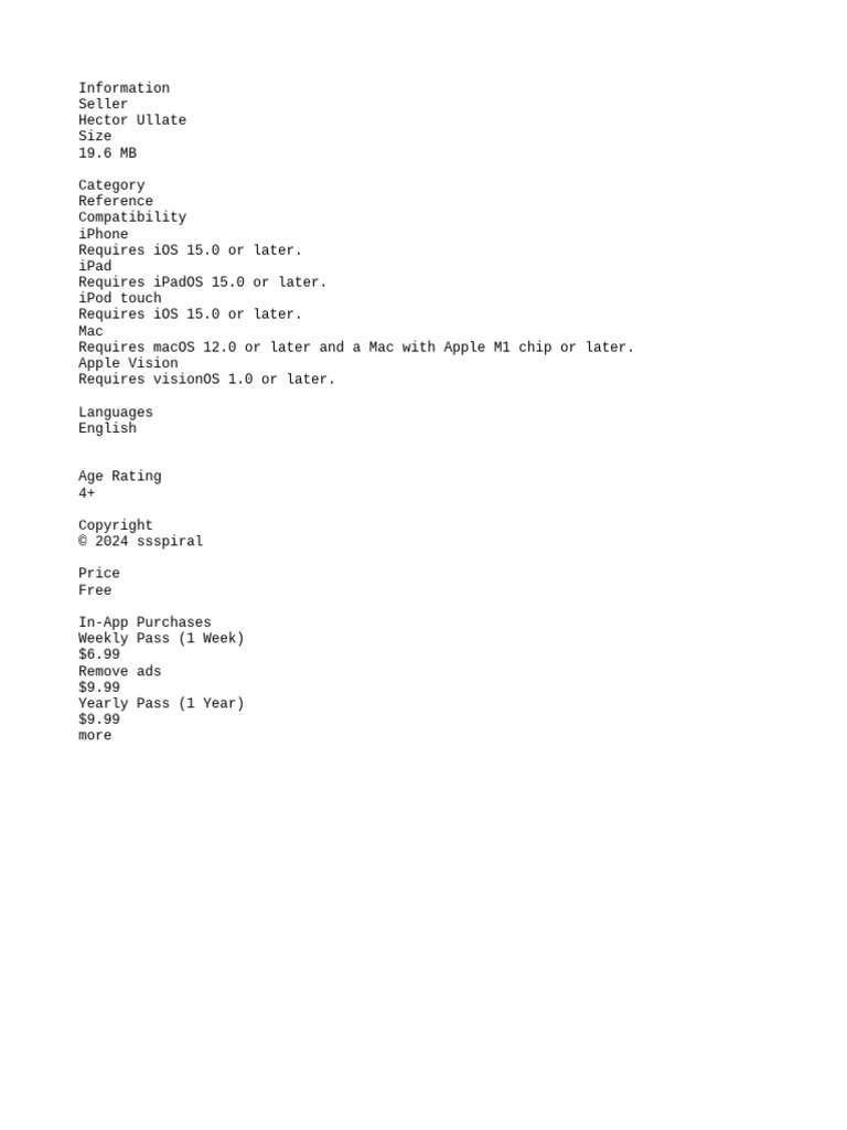Free Reference App for Apple Devices | PDF
