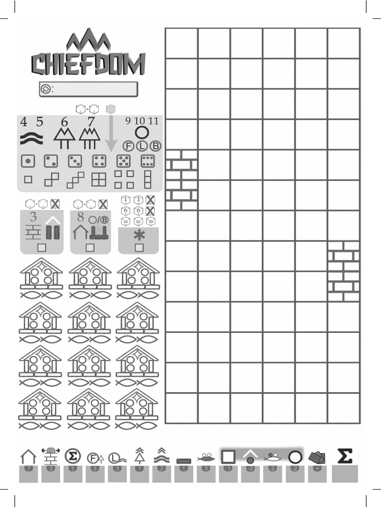 Chiefdom Sheet A4 Lowink | PDF
