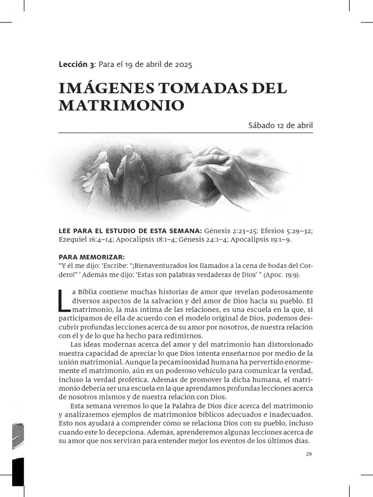 Matrimonio y amor divino en la Biblia | PDF | Cristo (título) | Biblia