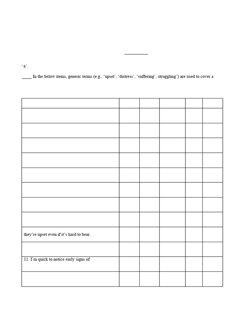Sussex-Oxford Compassion Scale Guide | PDF | Compassion | Shame