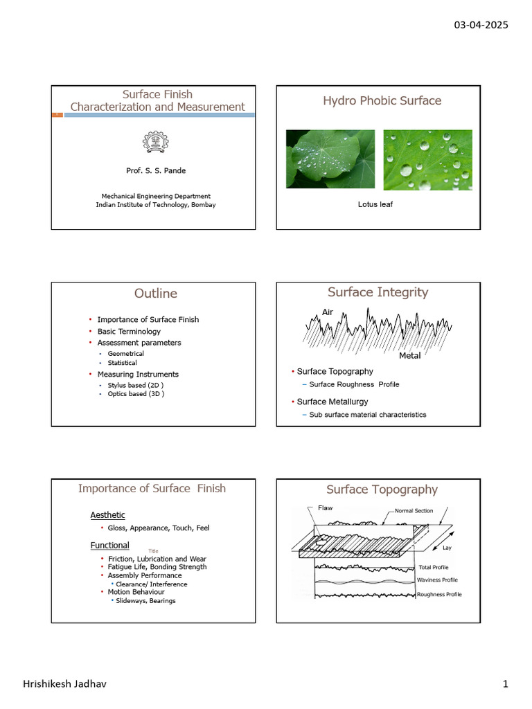 Manufacturing Processes | PDF | Surface Roughness | Applied And ...