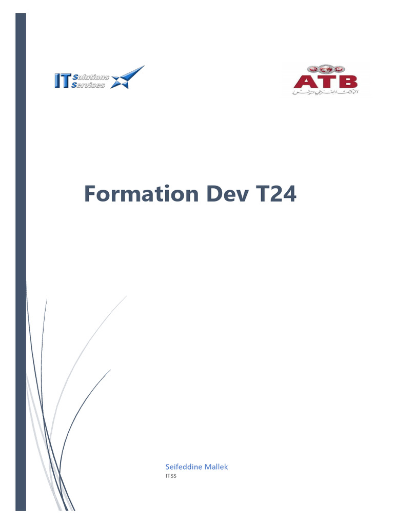 Guide de Formation Dev T24 | PDF | Fichier informatique | Architecture ...