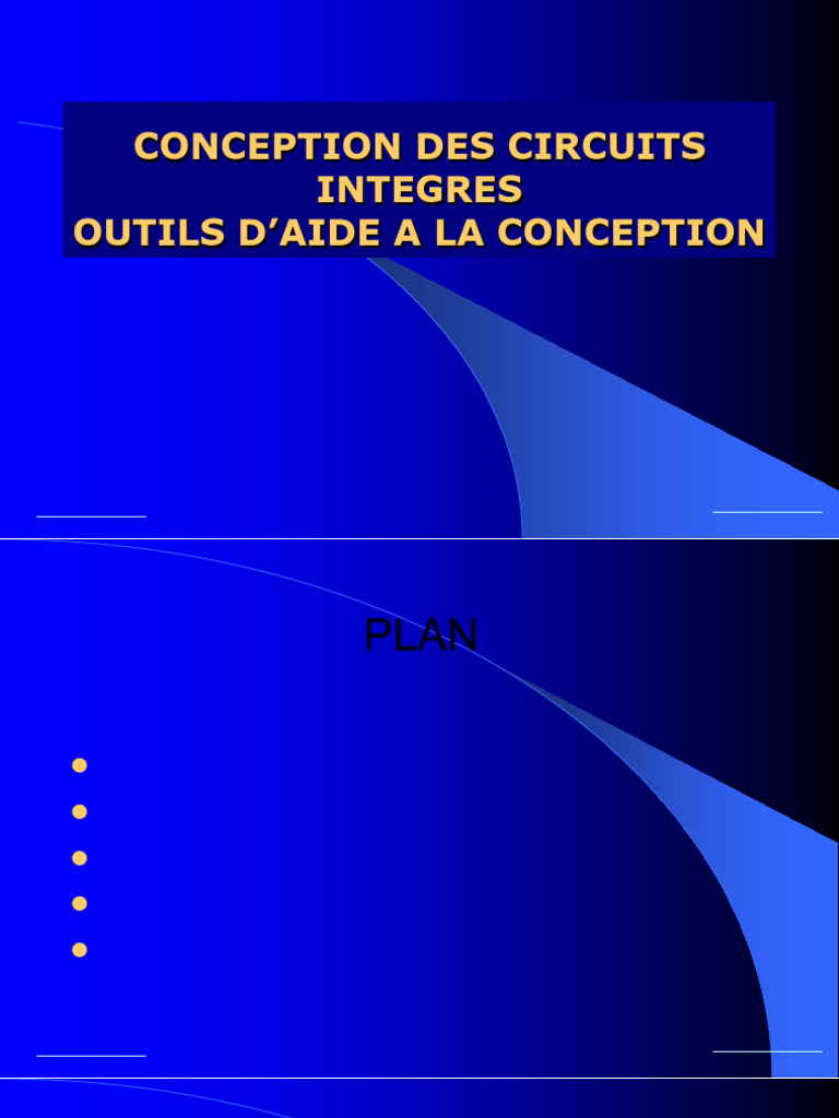 Conception et Évolution des Circuits Intégrés | PDF | VHDL | Circuit ...