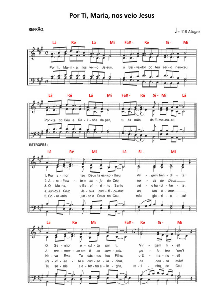 Letra da Música 