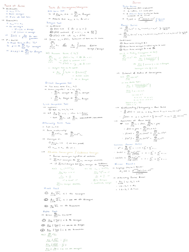 Series Notes | PDF