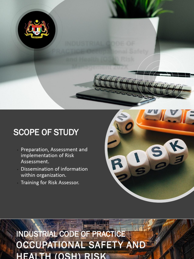 OSH Risk Management Code of Practice | PDF | Occupational Safety And ...