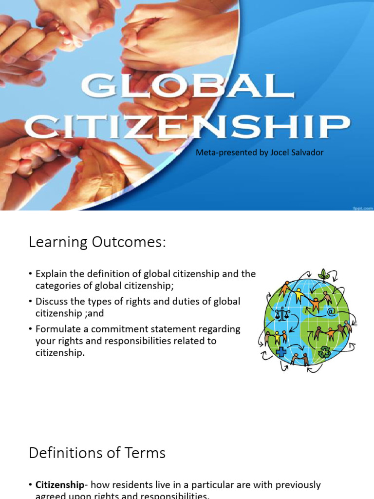 Understanding Global Citizenship Rights | PDF | Citizenship | Rights