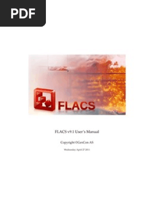 FLACS Manual | PDF | Installation (Computer Programs) | Windows FLACS Manual | PDF | Installation (Computer Programs) | Windows