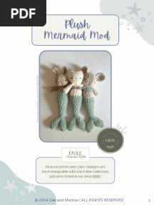 Mermaid Mod Fable Collection Oak and Marlow
