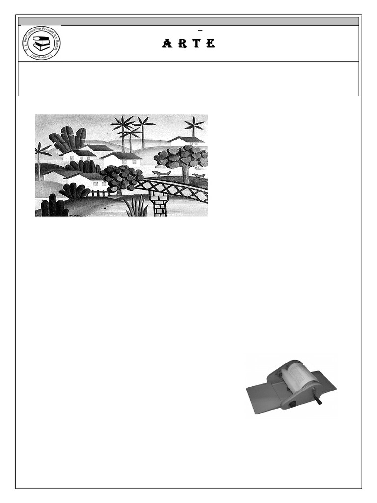 Prova Bimestral de Artes - 1º Ano | PDF