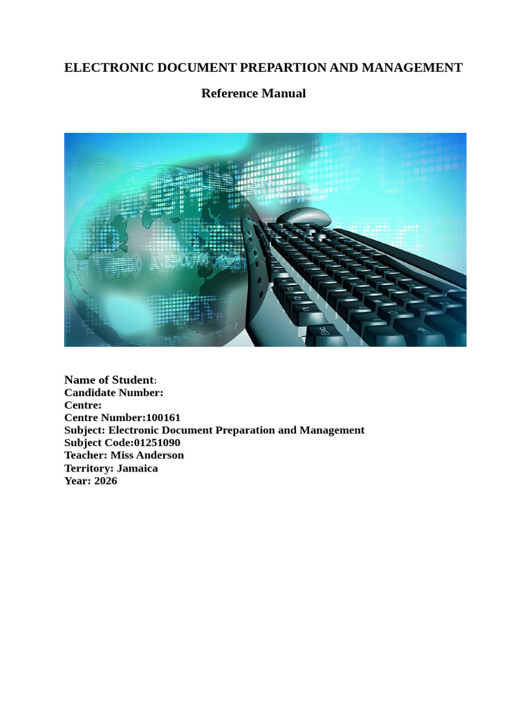 EDPM Syllabus and Reference Manual 2026 | PDF