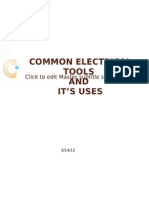 Common Electrical Tools