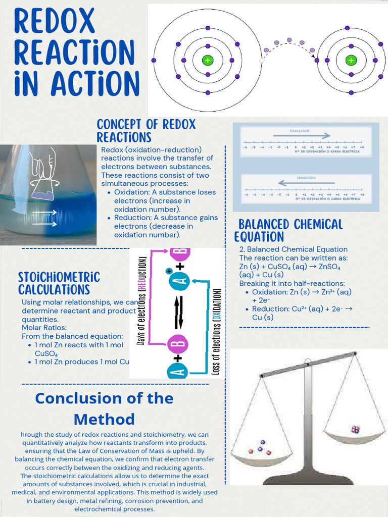 Redox Reactions and Stoichiometry Explained | PDF | Redox | Stoichiometry