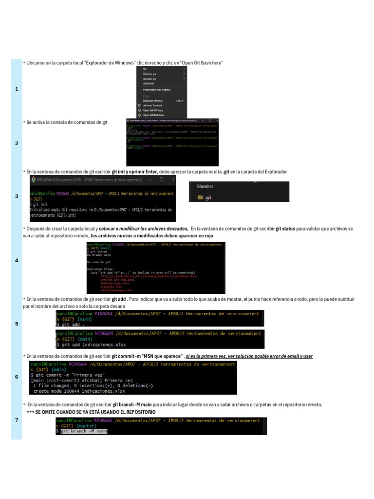 Guía para subir archivos a GitHub | PDF | Archivo de computadora ...