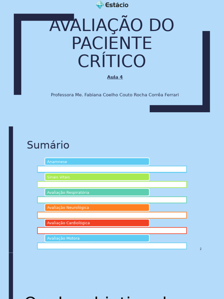 Avaliação Respiratória em Pacientes Críticos | PDF | Respiração | Tosse