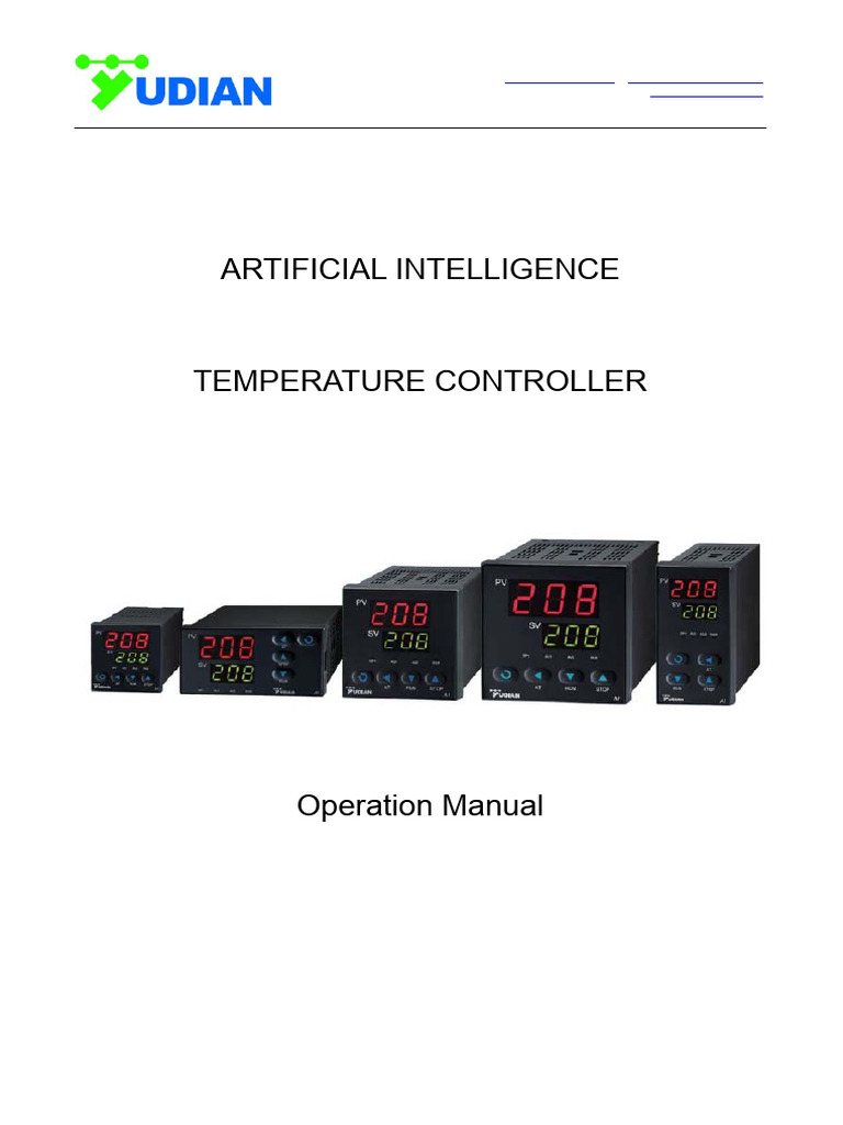 AI-208 Temperature Controller Manual | PDF | Parameter (Computer ...