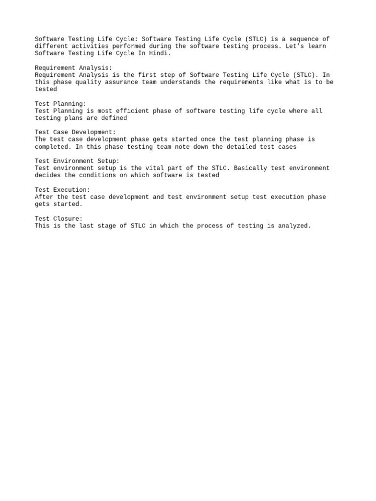 Stlc Explained In Hindi Pdf