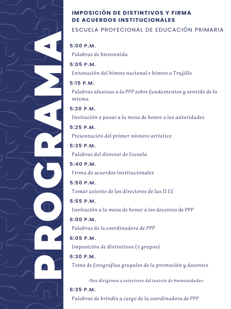 Programa de Imposición de Distintivos | PDF