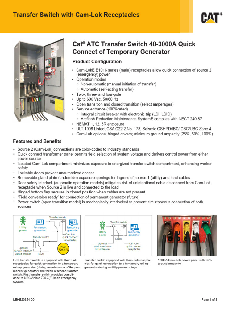 Lehe20354 00 | PDF | Switch | Electricity