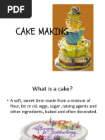 Melting Method in Cake Making | PDF