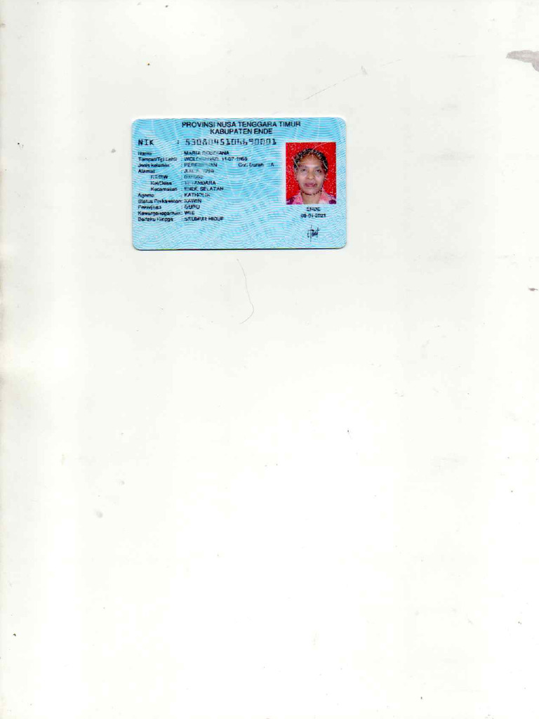 Maria Rosdiana KTP | PDF